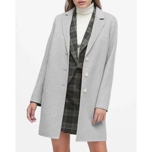 Banana Republic Double Faced Wool Blend Top Coat